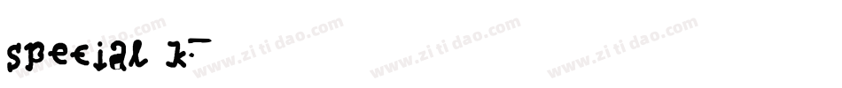 special k.字体转换